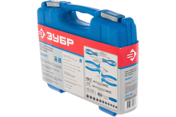 Набор: универсальный слесарно-монтажный инструмент 1/4", 33 шт. ЗУБР ЭКСПЕРТ 27671-H33