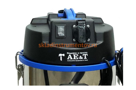 Профессиональный пылесос AE&T 20л, 1400Вт TC122A-201400