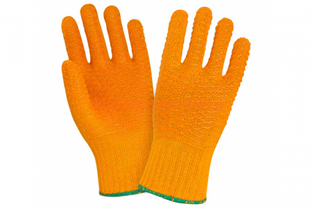 Перчатки 2Hands хлопок-полиэстер 7G/ПВХ, Criss Cross DM7-9