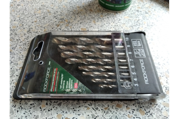 Набор сверл по металлу HSS 8 предметов Rockforce RF-DBS08