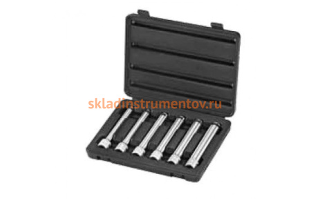 Набор длинных  головок Е-стандарта, 150 мм, 1/2" FORCE 40616