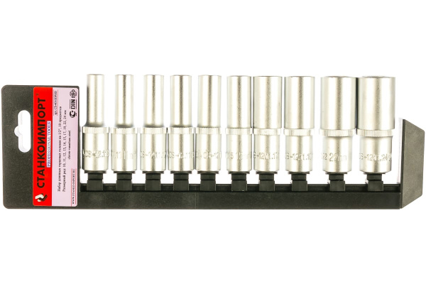 Набор торцевых головок 1/2" Станкоимпорт 10 шт. CS-4010DPHD