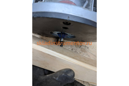 Фреза кромочная калевочная фасочная №9 ПРОФЕССИОНАЛ (25.4х9х52.5 мм; угол 45 град; хвостовик 8 мм) Зубр 28711-25.4