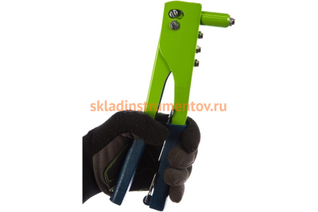 Заклепочник 260мм, заклепки 2.4-3.2-4.0-4.8мм СИБРТЕХ 40541