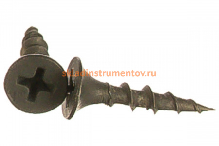 Фосфатированные саморезы с крупной резьбой по дереву Зубр 2 500 шт 300035-35-019