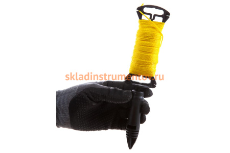 Нейлоновый разметочный шнур на катушке c ручкой MATRIX D1,5мм, 30м, 84821