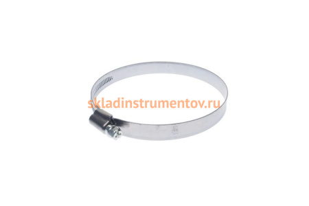 Червячный хомут JTC 80-100мм, нержавеющая сталь, ширина ленты 12мм ZN100