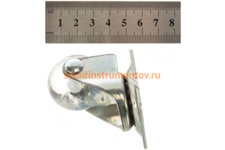 Колесная опора без тормоза, с площадкой для крепления JET 3020A D35мм прозрачный FF3020A.035TP99