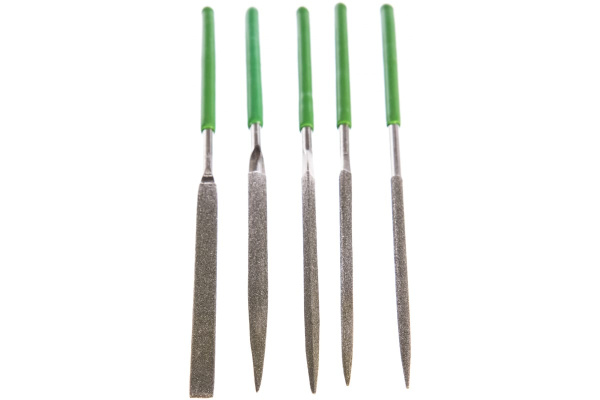 Набор алмазных надфилей 140х70х3, 5шт СИБРТЕХ 158337