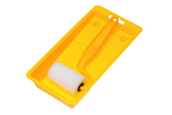 Набор малярный, 2 предмета: мини-валик Мольтопрен, кювета 200x100 мм РемоКолор 04-8-501