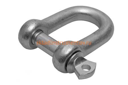 Такелажная скоба ЗУБР 8мм, 2 шт, тип прямой, оцинкованная 304516-08 Такелажная скоба ЗУБР 8мм, 2 шт, тип прямой, оцинкованная 304516-08