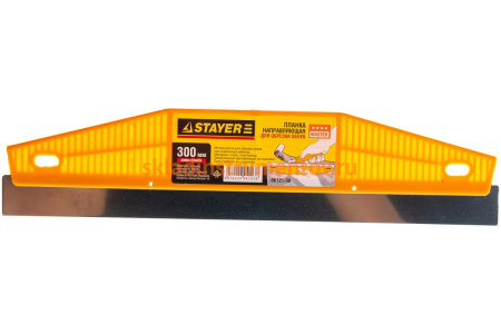 Направляющая планка для обрезки обоев STAYER нержавеющая сталь 300 мм 06121-30