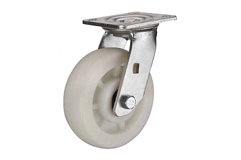 Колесо полиамидное с панелью поворотное 160 мм MFK-TORG 1112160