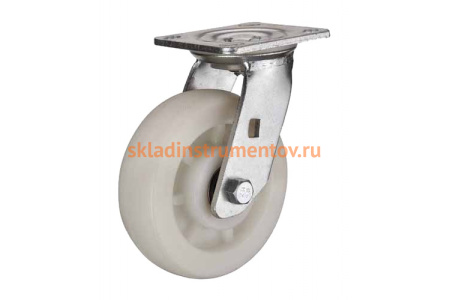 Колесо полиамидное с панелью поворотное 160 мм MFK-TORG 1112160