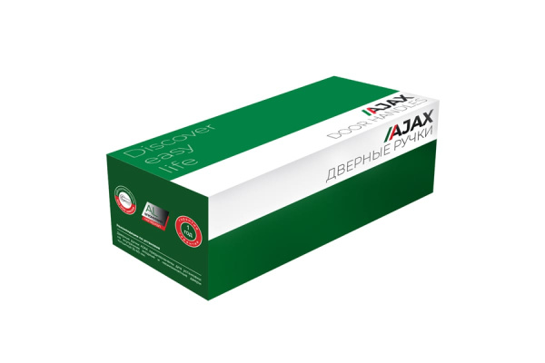 Раздельная ручка AJAX SIGMA JR SN/CP-3 матовый никель/хром, 140 мм 43181