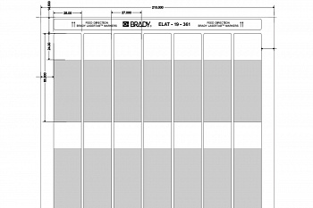 Этикетки для лазерного принтера ELAT-19-361 BRADY brd29857