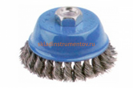 Щетка "ЭКСПЕРТ" чашечная (100 мм; М14) для УШМ Зубр 35275-100_z01
