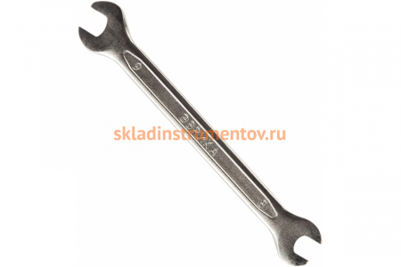 Рожковый ключ 8x9мм Chrome vanadium на держателе ЭВРИКА ER-50809