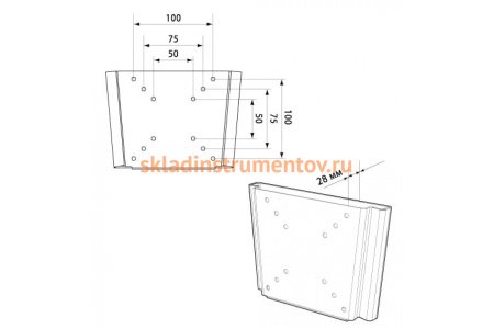 Кронштейн MFK-TORG модель LPS 20-10 LPS 20-10