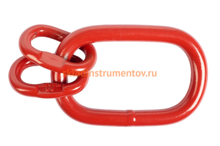 Овальное звено с дополнительными звеньями и плоским профилем TOR г/п 45 т 1000879 Овальное звено с дополнительными звеньями и плоским профилем TOR г/п 45 т 1000879