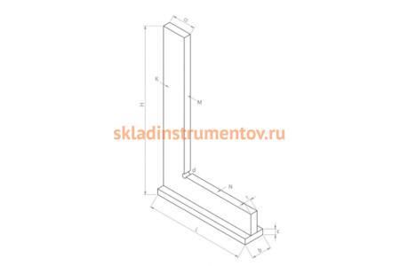 Поверочный угольник Kinex 150х100мм, Класс 0, УП DIN875 4033-02-015 Поверочный угольник Kinex 150х100мм, Класс 0, УП DIN875 4033-02-015