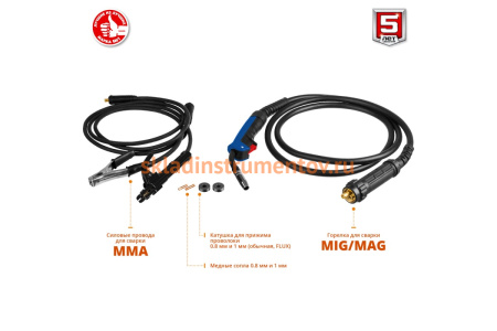 Инверторный сварочный полуавтомат Зубр 200 А, ПС-200 Инверторный сварочный полуавтомат Зубр 200 А, ПС-200