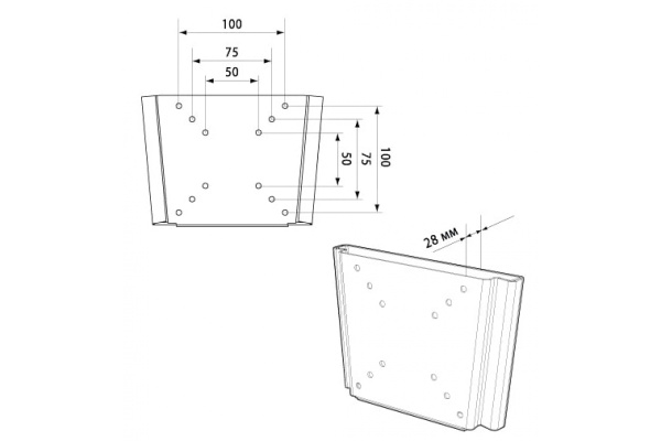 Кронштейн MFK-TORG модель LPS 20-10 LPS 20-10