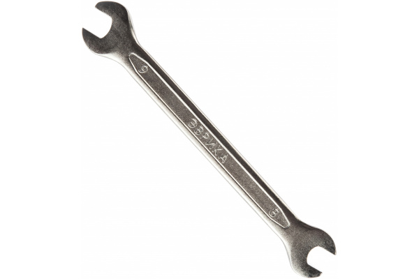 Рожковый ключ 8x9мм Chrome vanadium на держателе ЭВРИКА ER-50809