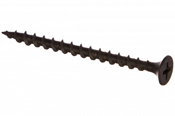 Фосфатированный саморез с крупной резьбой Зубр по дереву, PH2, 3,5 x 51 мм, 200 шт 300031-35-051