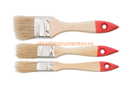 Набор кистей 3 шт. 19-25-38 мм КУРС 00914