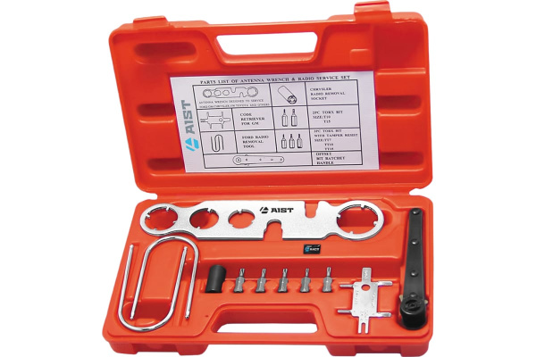Набор инструмента для снятия антенн и автомагнитол AIST 11 предметов 67960211 00-00006019