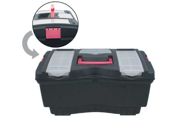 Пластиковый ящик для инструмента, 22 дюйма, 56х33х29 см КУРС 65560