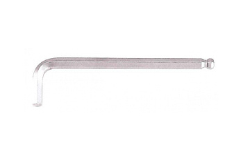 Шестигранный ключ с шариком S=4мм FORCE 76504G