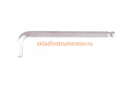 Шестигранный Г-образный ключ с шаром 12мм FORCE 76512L