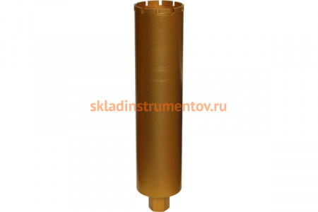 Коронка алмазная Профи (102х450 мм; посадка 1 1/4) ПРАКТИКА KA-102-450