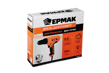 Электрическая дрель-шуруповерт ЕРМАК ДШЭ-10/400 646-209