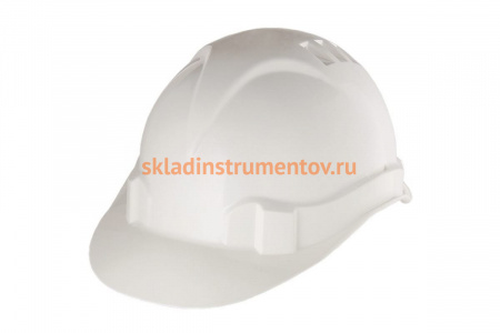 Каска защитная из ударопрочной пластмассы (белая) СИБРТЕХ 89114