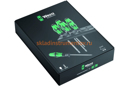 Набор отверток Wera, Kraftform Plus Lasertip с подставкой, 6 предметов, WE-105650