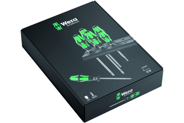 Набор отверток Wera, Kraftform Plus Lasertip с подставкой, 6 предметов, WE-105650