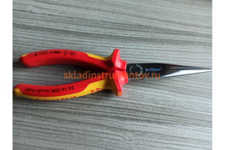 Длинногубцы с резцом KNIPEX KN-2616200