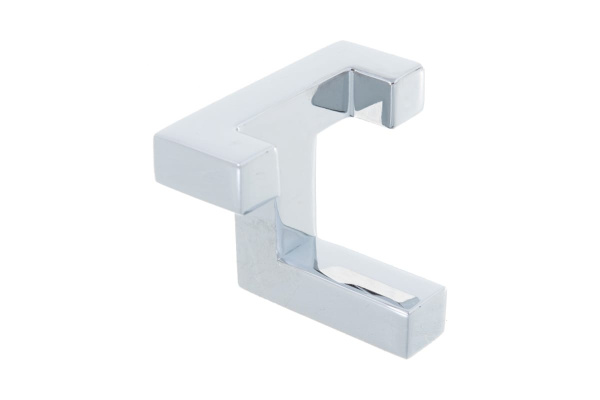 Двухрожковый мебельный крючок JET 590 хром CM590Z.002CP99