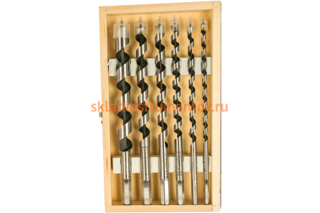 Набор змеевидных сверл по дереву (6 шт.) ЗУБР 2948-235-H6