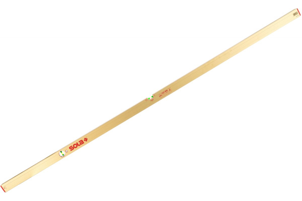 Алюминиевый уровень (L=200 см, 2 глазка) SOLA AZ 200 01161701