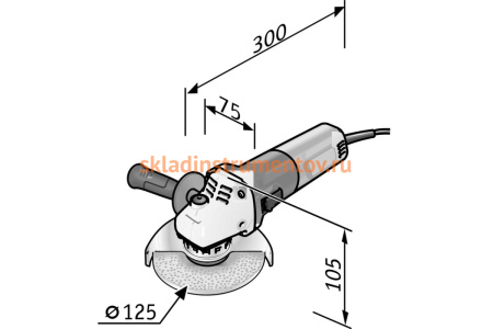 Угловая шлифовальная машина FLEX L 8-11 125 458333