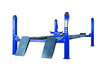 Подъемник NORDBERG 4х-стоечный 5т, ч траверсой 2т, 380В для сход-развала /синий/ 4450