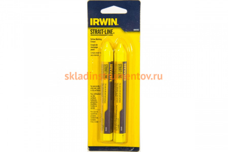 Разметочный карандаш-мелок (желтый, 2 шт.) Irwin 666062