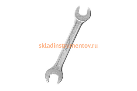 Гаечный ключ Ремоколор рожковый, хромированный, 14х15мм, 43-3-714