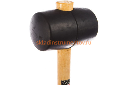 Резиновая киянка (75 мм/680 г, деревянная ручка) КЕДР 075-7568 28352