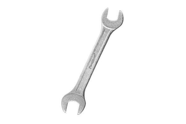 Гаечный ключ Ремоколор рожковый, хромированный, 14х15мм, 43-3-714