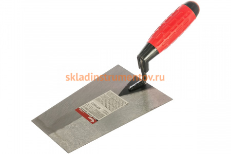 Мастерок каменщика, прорезиненная ручка 180 мм КУРС 04933
